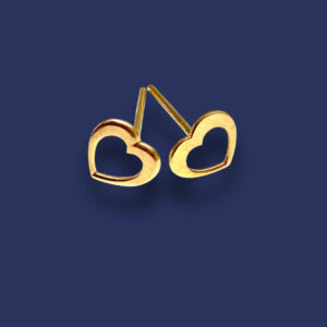 گوشواره میخی قلب